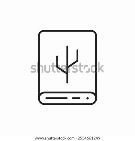 hard drive external icon sign vector
