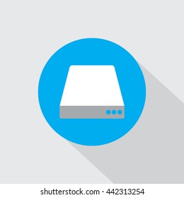 Hard Drive Icon Stock Vector (Royalty Free) 442313254 | Shutterstock