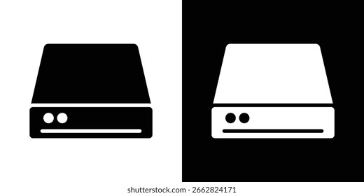 Gráficos escalables de Vector de icono de disco duro