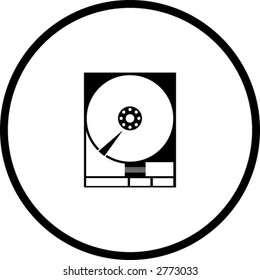 hard drive symbol