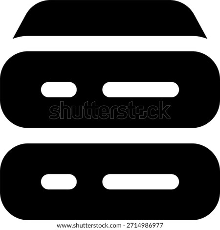 Hard drive vector icon in modern style, data storage hardware and digital backup device illustration. Line Icon