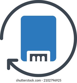 Hard Drive Vector illustration on a transparent background.Premium quality symmbols.Glyphs vector icon for concept and graphic design.