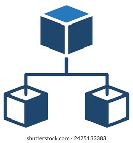 Hard Fork icon line vector illustration