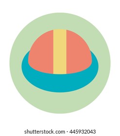 Hard Hat Colored Vector Icon