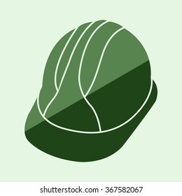 Hard Hat Construction Icon 