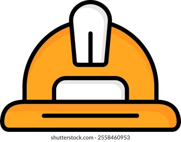 Hard Hat Filled Style Icon Design