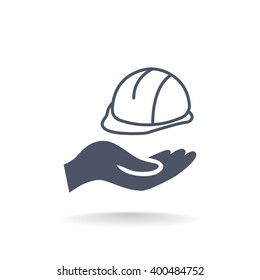 Hard hat icon