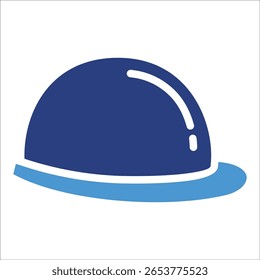 Hard Hat Icon Element For Design
