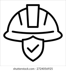 Elemento del icono del sombrero duro para el diseño