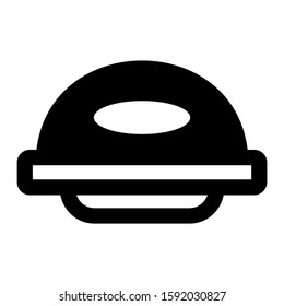 hard hat icon isolated sign symbol vector illustration - high quality black style vector icons
