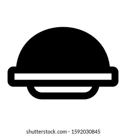 hard hat icon isolated sign symbol vector illustration - high quality black style vector icons
