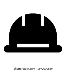 hard hat icon isolated sign symbol vector illustration - high quality black style vector icons
