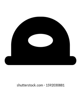 hard hat icon isolated sign symbol vector illustration - high quality black style vector icons
