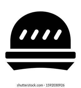 hard hat icon isolated sign symbol vector illustration - high quality black style vector icons
