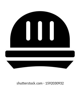 hard hat icon isolated sign symbol vector illustration - high quality black style vector icons
