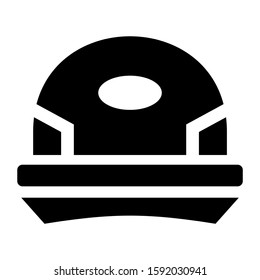 hard hat icon isolated sign symbol vector illustration - high quality black style vector icons

