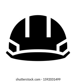 hard hat icon isolated sign symbol vector illustration - high quality black style vector icons
