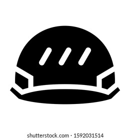 hard hat icon isolated sign symbol vector illustration - high quality black style vector icons
