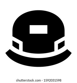 hard hat icon isolated sign symbol vector illustration - high quality black style vector icons
