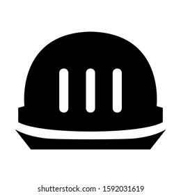 hard hat icon isolated sign symbol vector illustration - high quality black style vector icons
