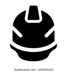 hard hat icon isolated sign symbol vector illustration - high quality black style vector icons
