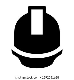 hard hat icon isolated sign symbol vector illustration - high quality black style vector icons
