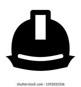 hard hat icon isolated sign symbol vector illustration - high quality black style vector icons
