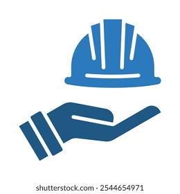 Hard Hat icon line vector illustration