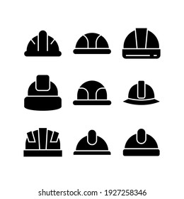 hard hat icon or logo isolated sign symbol vector illustration - Collection of high quality black style vector icons
