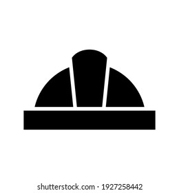 hard hat icon or logo isolated sign symbol vector illustration - high quality black style vector icons
