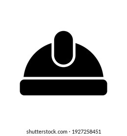 hard hat icon or logo isolated sign symbol vector illustration - high quality black style vector icons
