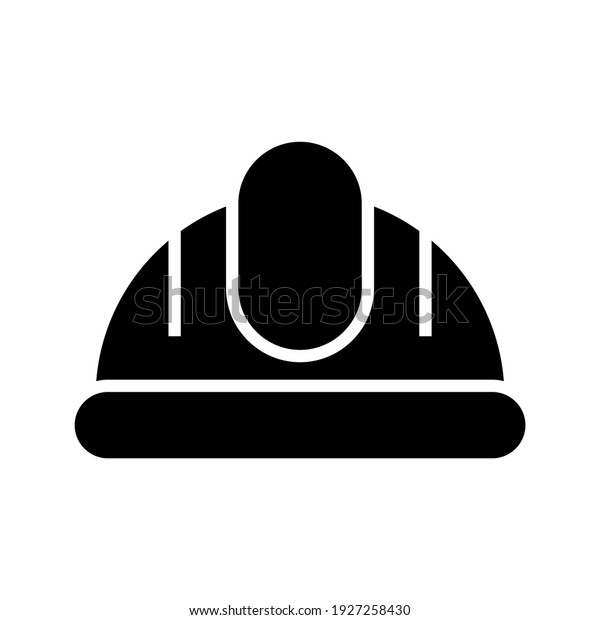 hard hat icon or logo\
isolated sign symbol vector illustration - high quality black style\
vector icons\
