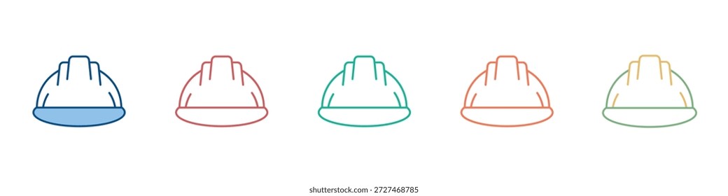 Ícone de Hat Definir Coleção de Vários Estilos