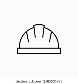 Hard hat icon. simple vector icon