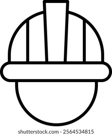 Hard Hat Icon Symbol Art Sign