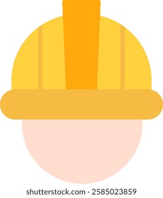 Hard Hat Icon Symbol Art Sign