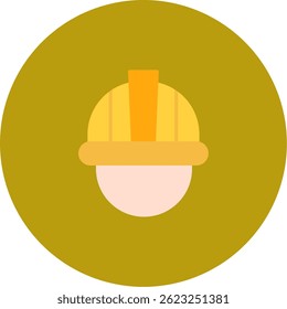 Hard Hat Icon Symbol Art Sign