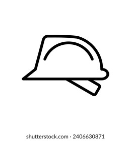 hard hat icon vector design template