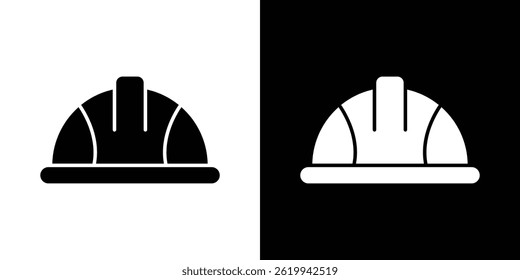 Hard hat icon vector, solid logo illustration, pictogram