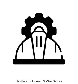 Hard Hat icon vector stock illustration