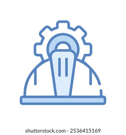 Icono de Vector de sombrero duro ilustración de stock