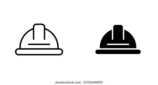 Hard hat icons for app and websites.