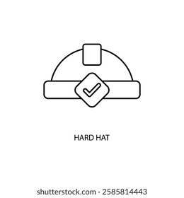 hard hat icons  symbol vector elements for infographic web