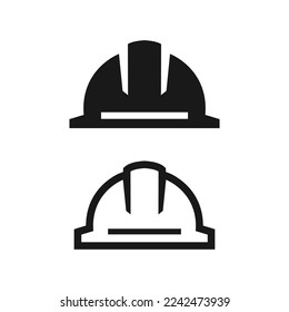 Hard Hat Logo Design Template Inspiration, Vector Illustration.