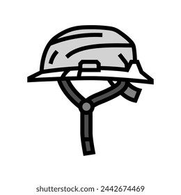 hard hat ppe protective equipment color icon vector. hard hat ppe protective equipment sign. isolated symbol illustration