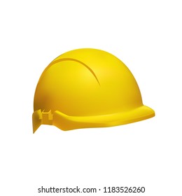 Hard Hat - Safety Helmet Realistic Illustration