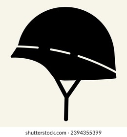 Hard hat solid icon. Helmet vector illustration isolated on white. Hat glyph style design, designed for web and app. Eps 10