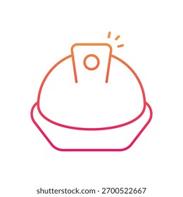 Stockgrafik des Hard Hat-Vektorsymbol
