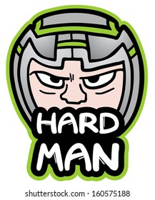 Hard helmet man