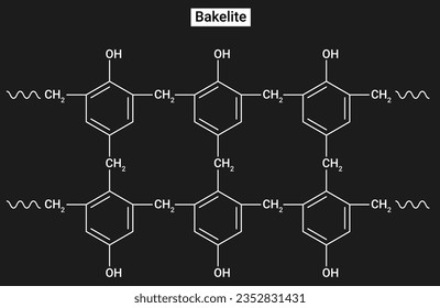 A hard, infusible, and chemically resistant plastic, Bakelite was based on a chemical combination of phenol and formaldehyde (phenol-formaldehyde resin), two compounds that were derived from coal tar 